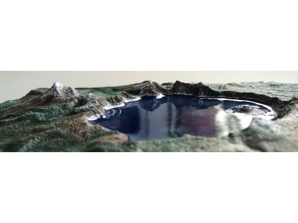 Crater Lake, Oregon - with lake-bed