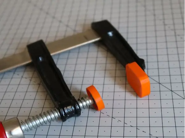 Clamp plastic jaws pads