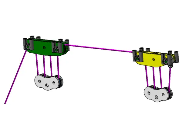 4mm Rope Pulley