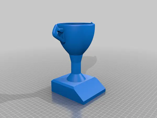 Blank Trophy & Music Trophy STL/F3D Files