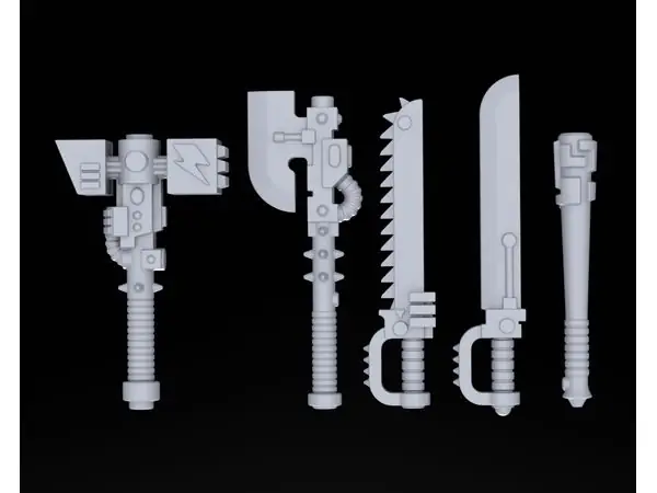 Super Soldier Melee Weapons 28mm
