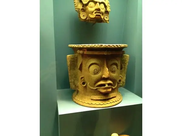 Grotesque Mayan Urn