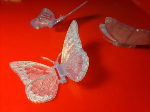 Hinged butterfly