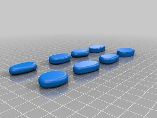 small flat stones pebbles rune template