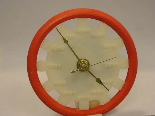 Analog Binary Clock (the hard way)