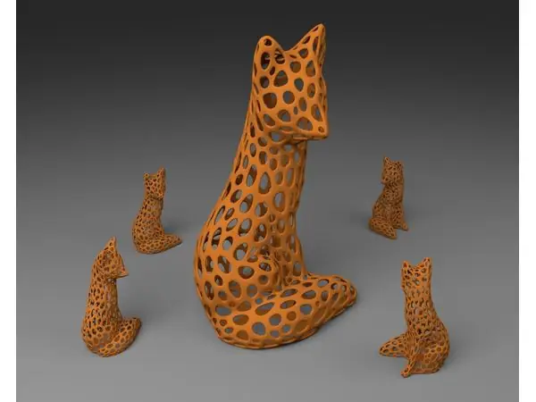 Fox - Voronoi Style