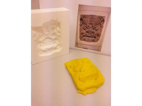 One Part Moulds for Malleable Material of Artifacts from the Art Institute of Chicago