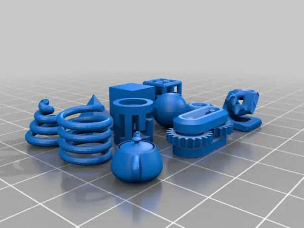 Test Your printer! Set of TEST MODELS - Base 10mm