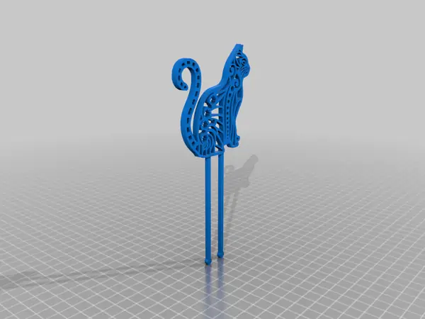Cat hair pin
