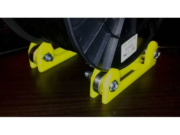 Filament Spool Holder Roller Stand Designed for 608Z bearings.