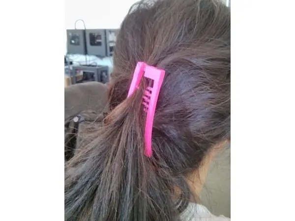 Banana hair clip.