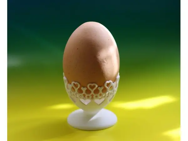 Egg cup small hearts