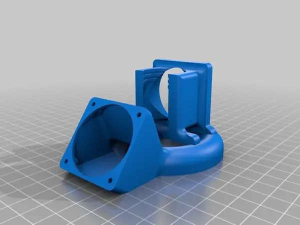 E3D V5 Fan Duct Holder For 40x40mm Fans