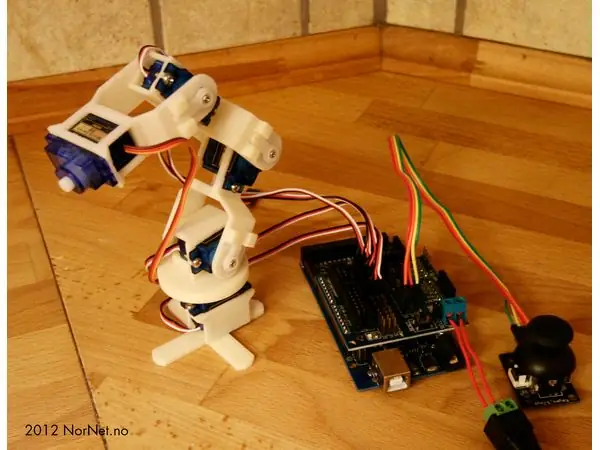 Micro Robot arm (9g Micro Servo) see video