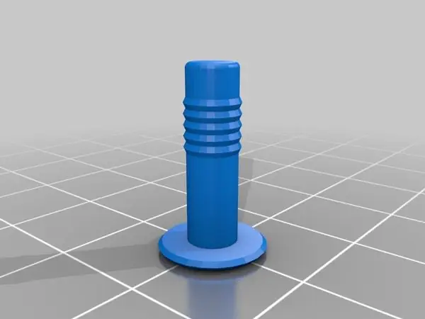 Car push pin plastic clip or rivet 8mm