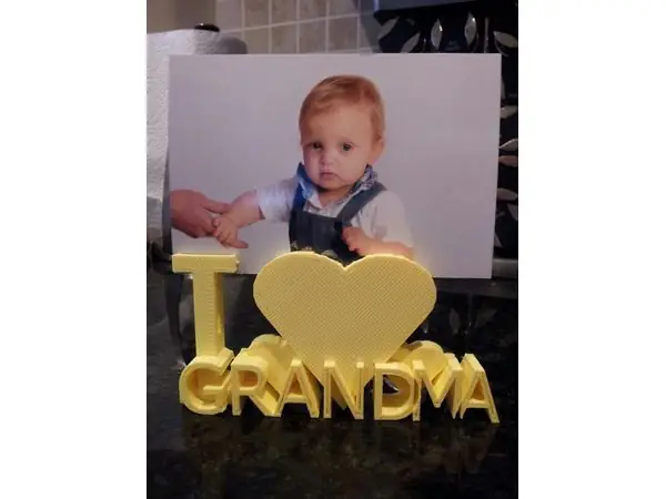 I Love Grandma, Photo Holder