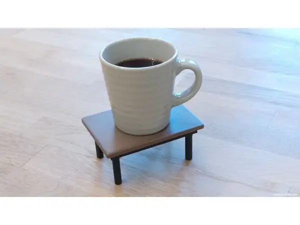 3D-printable coffee table (coaster)