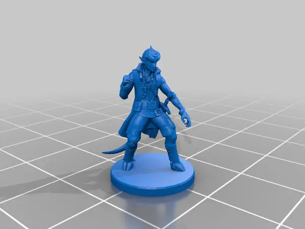 Tiefling Monk Miniature