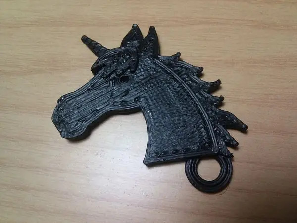 Unicorn keychain