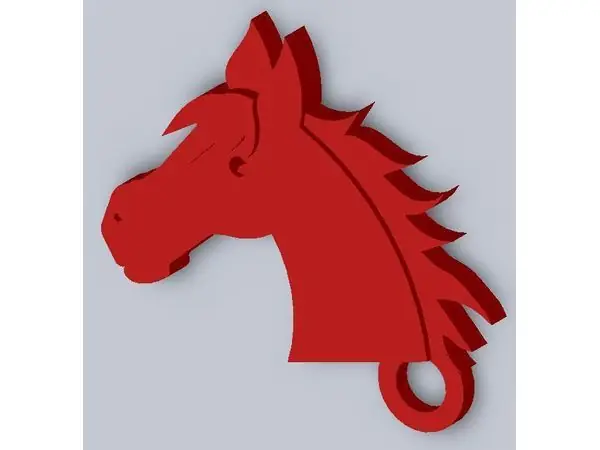 Horsehead Keychain