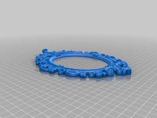Oval Baroque Picture Frame (fixed)