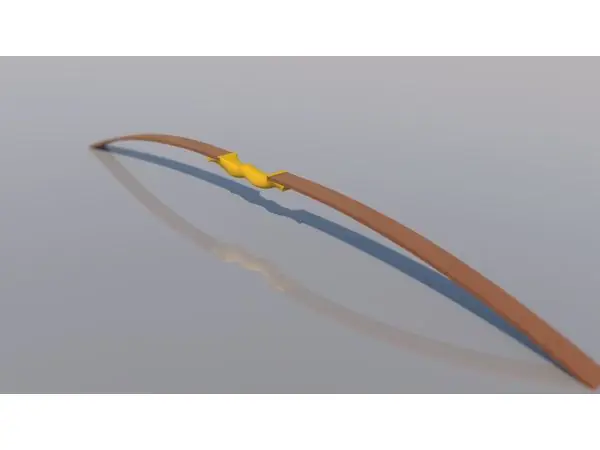 Slatted bow grip - Lattenbogengriff