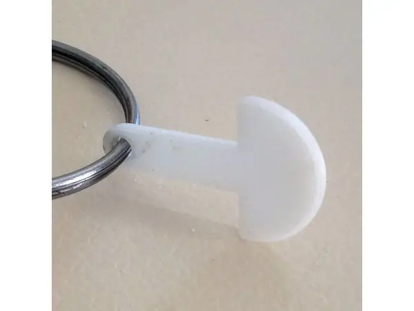 Removable shopping trolley token for Australia