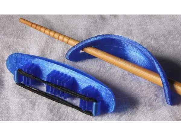 Hair Tie and Chopstick Hair Clip