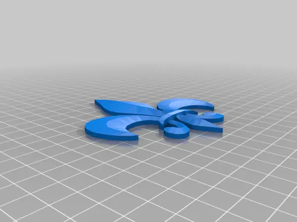 Fleur de lys 3D
