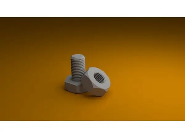 M3 nut and bolt