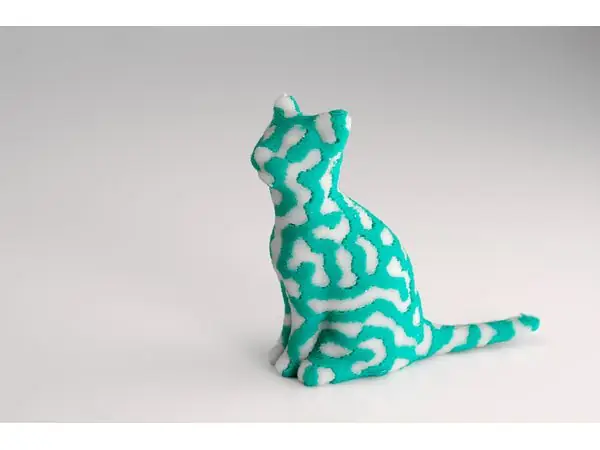 2-color standing cat