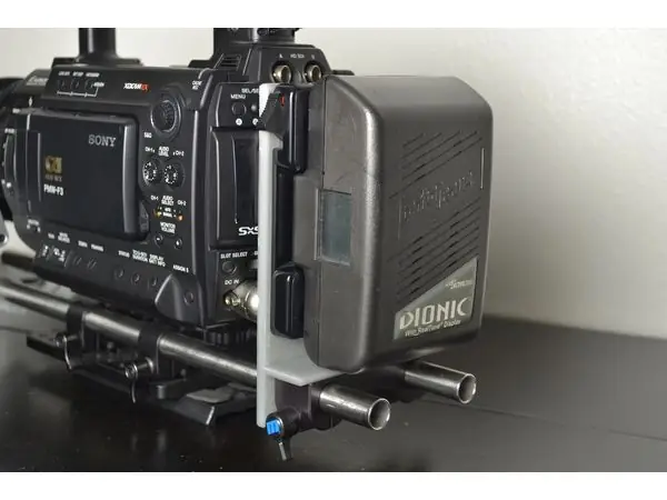 15mm Rail Mounted Anton Bauer Battery Bracket