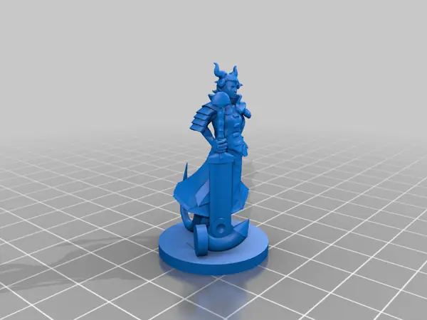 Paz - Tiefling Warlock - Dungeons & Dragons Mini