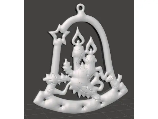 Christmas Tree Ornament - Candles