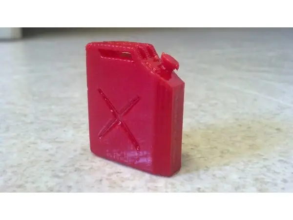 1/10th scale gas can