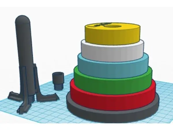 Baby Toy tower circle 6 Part