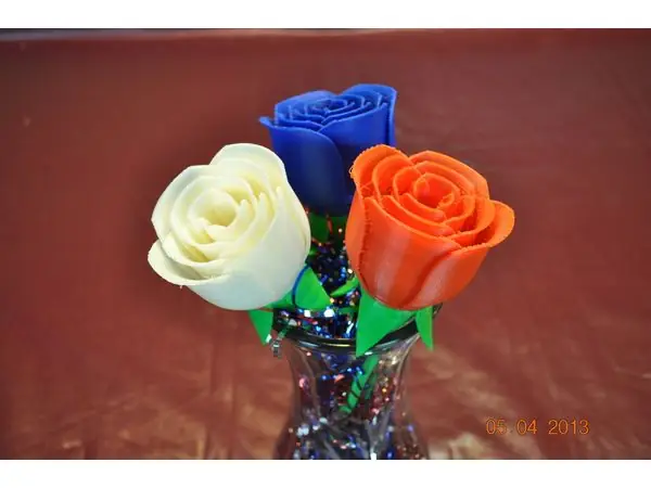 Rose with stem