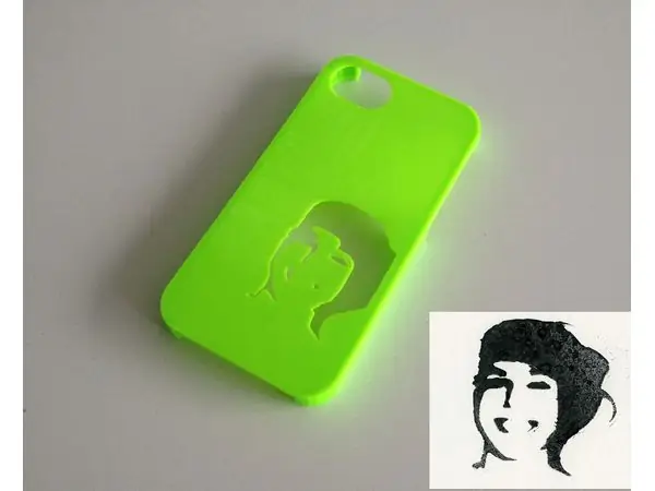 Customizable iPhone Stencil Case