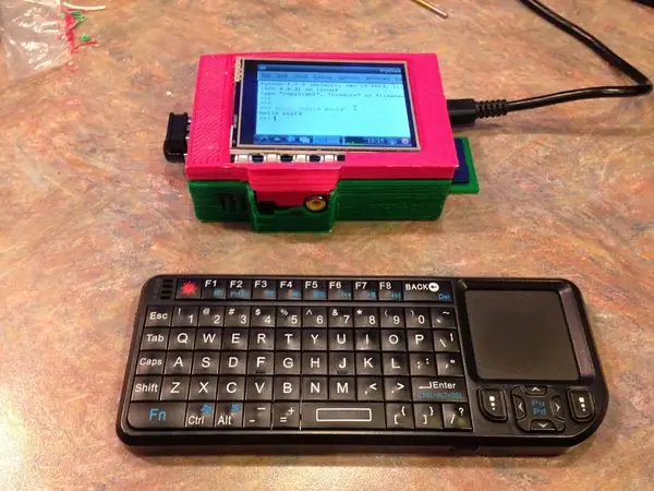 Raspberry Pi case top for Aidafruit PiTFT 2.8 inch touchscreen display