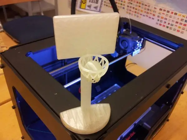 Desktop basketball hoop