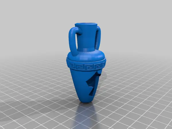Aquarium - Broken Amphora Plant Holder