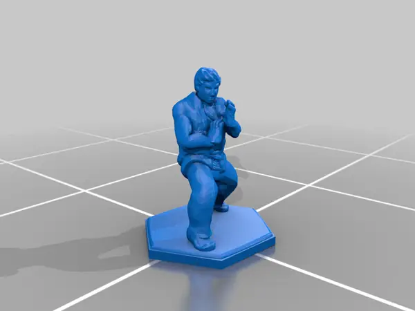 RPG Miniature - Monk / Monge