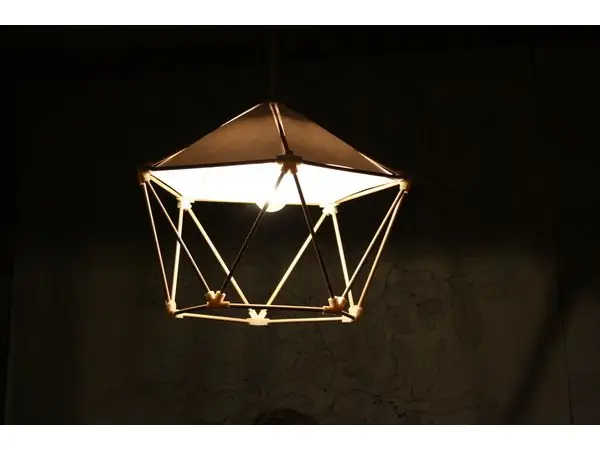 lamp pentagon shape