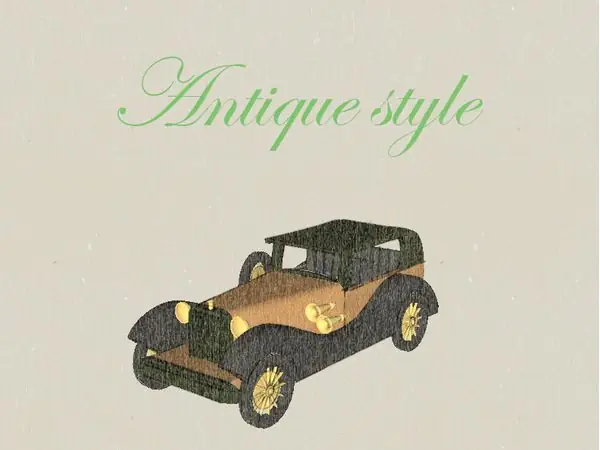 Antique (Vintage) Style Car for #WeLoveCars Collection by whatakuai