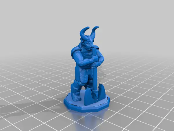 RPG Miniature - Minotaur / Minotauro