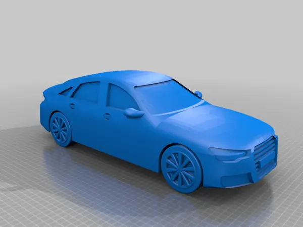 Audi A6 solid model