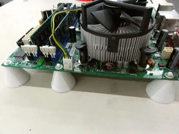 PC testbed for a test run