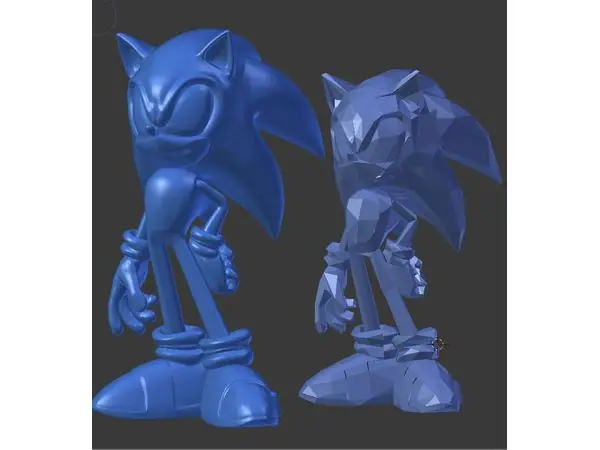Sonic the Hedgehog Sculpt (21mb)