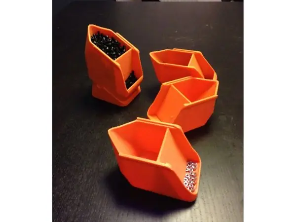 Stackable Box System for Screws and Nuts