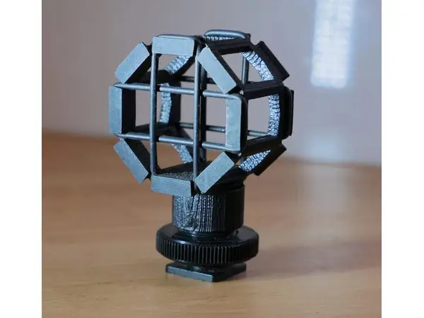 Microphone shock absorber mount